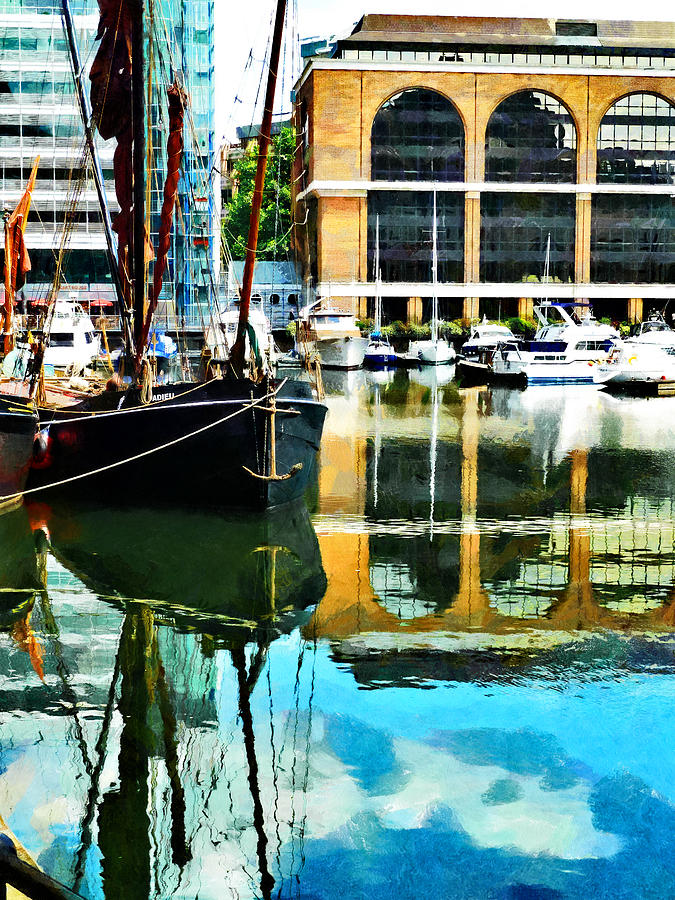 St Katharine Docks In London Photograph
