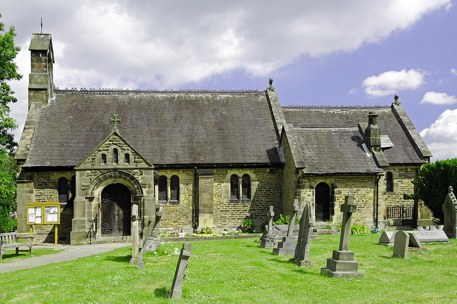 St Katherines Church at Rowsley - Derbyshire Photograph by Rod Johnson
