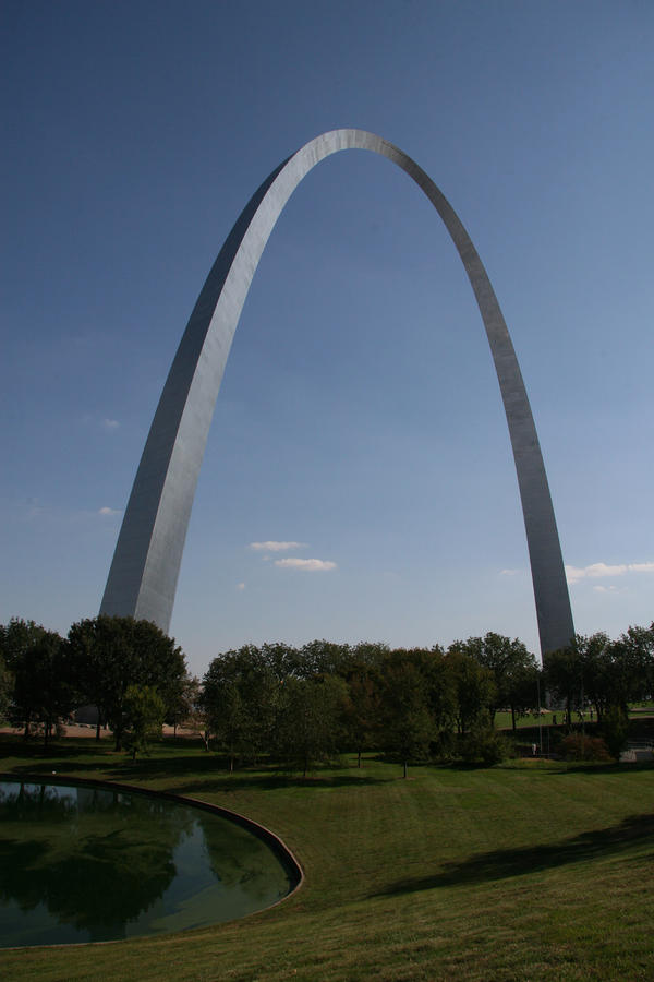 Architecture Photograph - St. Louis Arch by Michelle  Connors