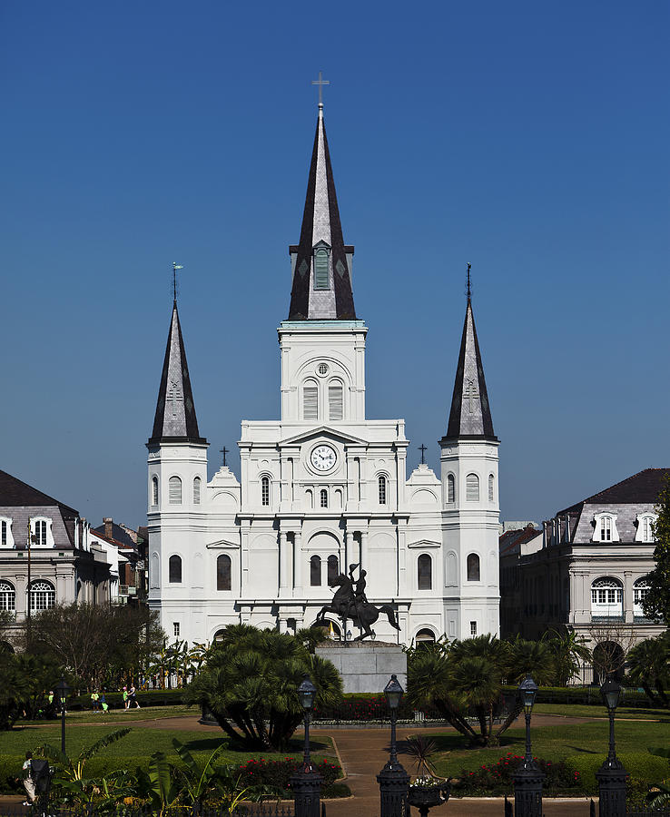 St. Louis Cathedral Photograph by Cecil Fuselier