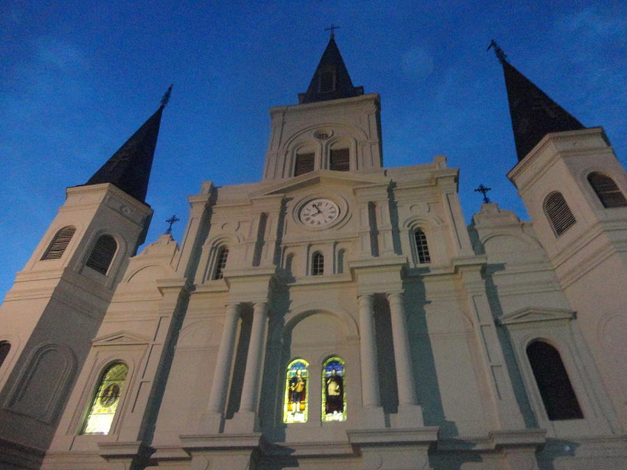 New Orleans Photograph - St. Louis Cathedral Church by Janice Bennett