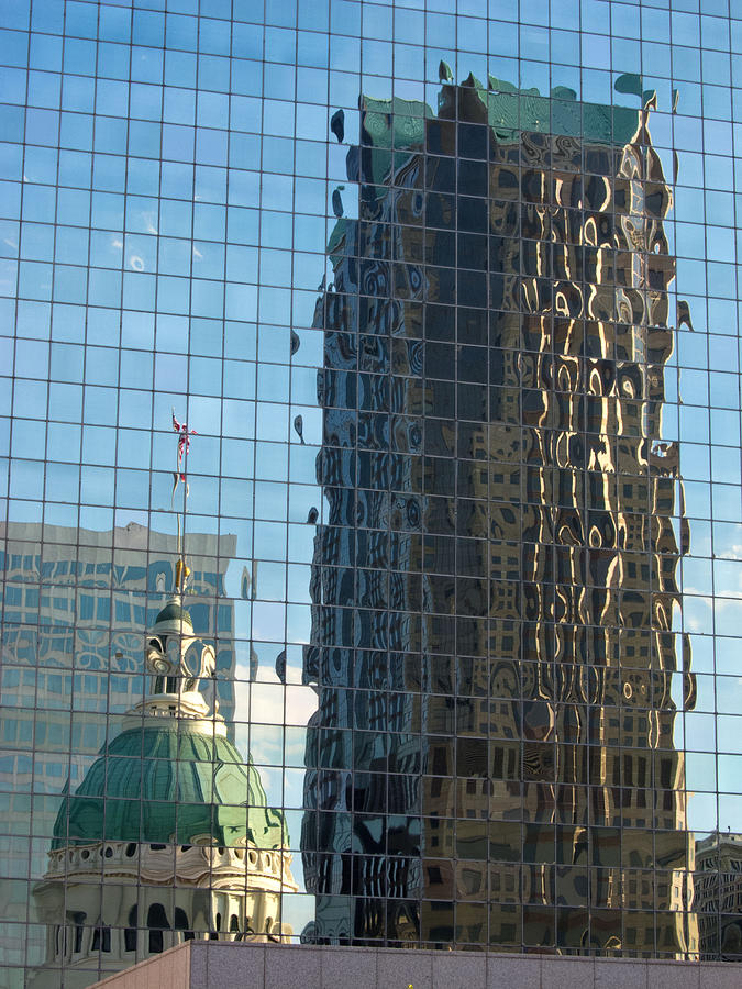 St. Louis Reflections Photograph by Nancy De Flon