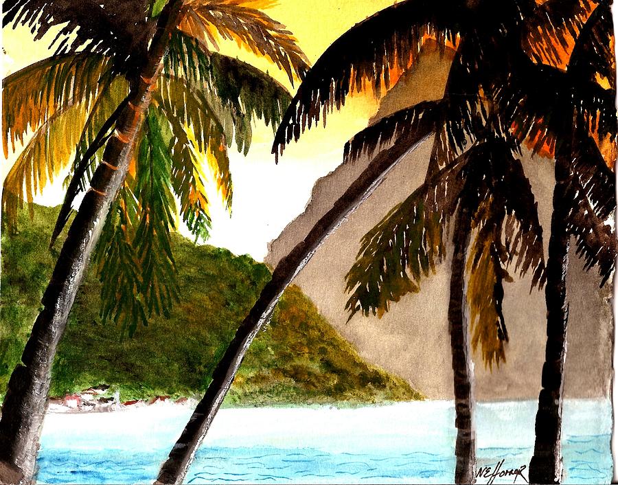 St Lucia West Indies Painting by Nicolette Vaughan Horner - Pixels