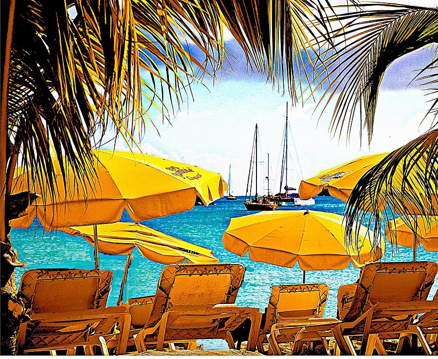 St. Maarten Digital Art by Carrie OBrien Sibley