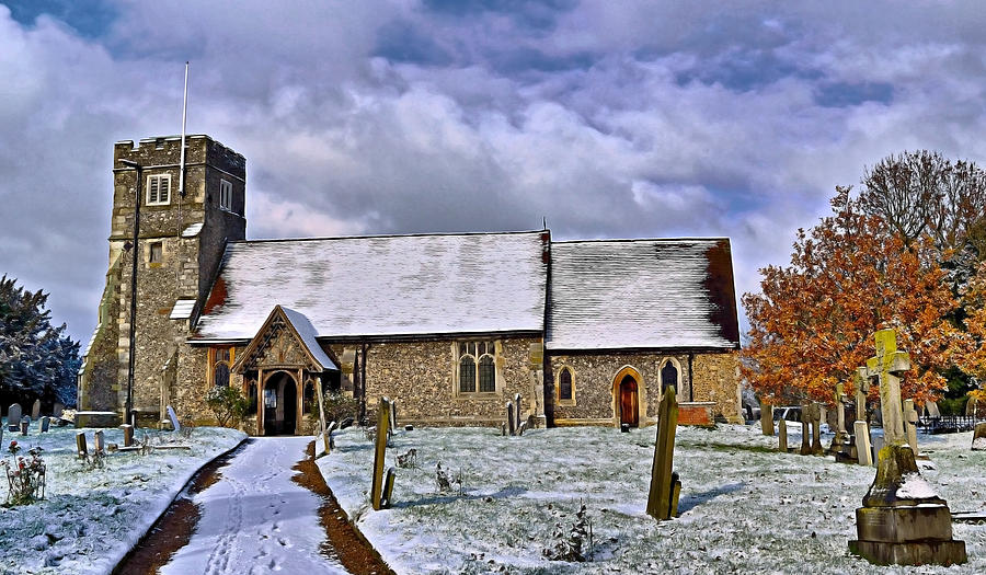 St Margarets Church Wintertime Photograph by Bel Menpes