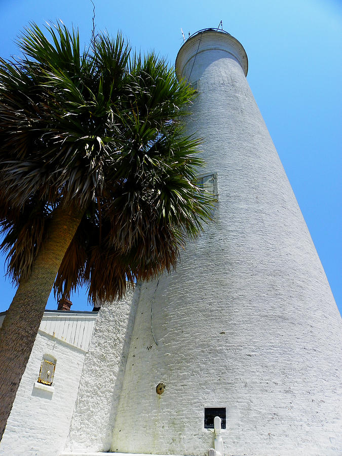 St. Marks Lighthouse Photograph by Judy Wanamaker