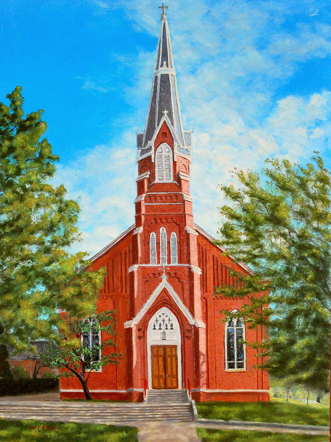 St. Marys Church Painting by William Frew