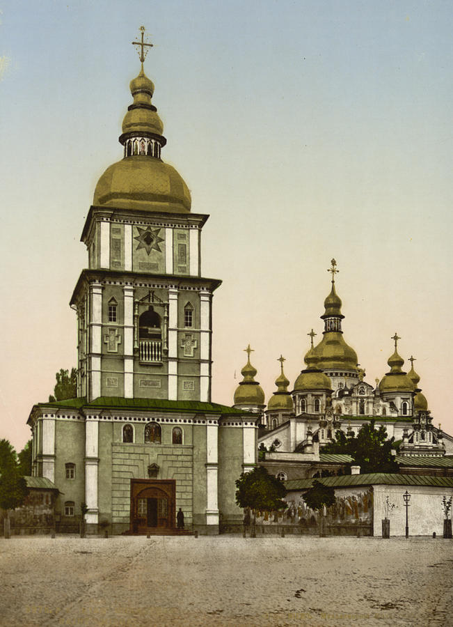 St Michaels Monastery in Kiev - Ukraine Photograph by International  Images
