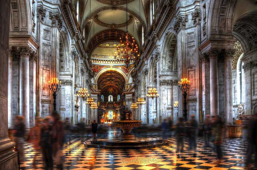 St Paul Cathedral Interior Photograph by Svetlana Sewell