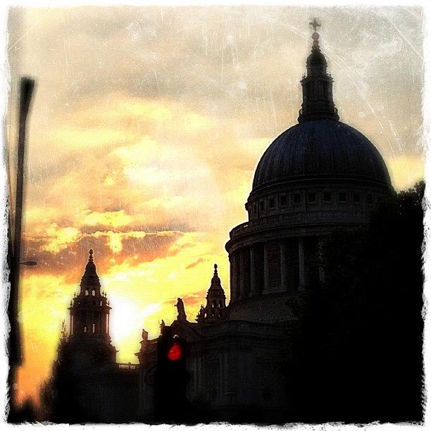 Architecture Photograph - St Pauls At Sunset  by Marc Gascoigne