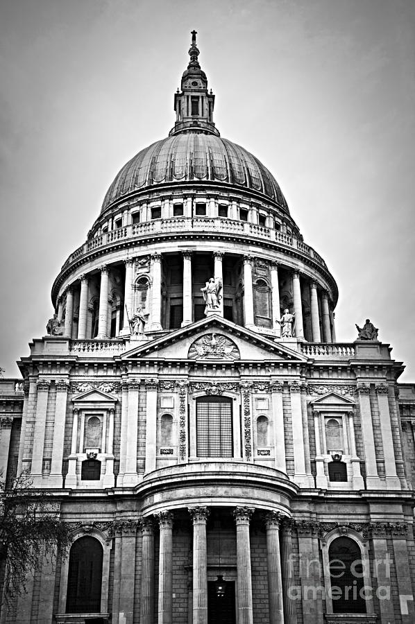 London Photograph - St. Pauls Cathedral in London by Elena Elisseeva