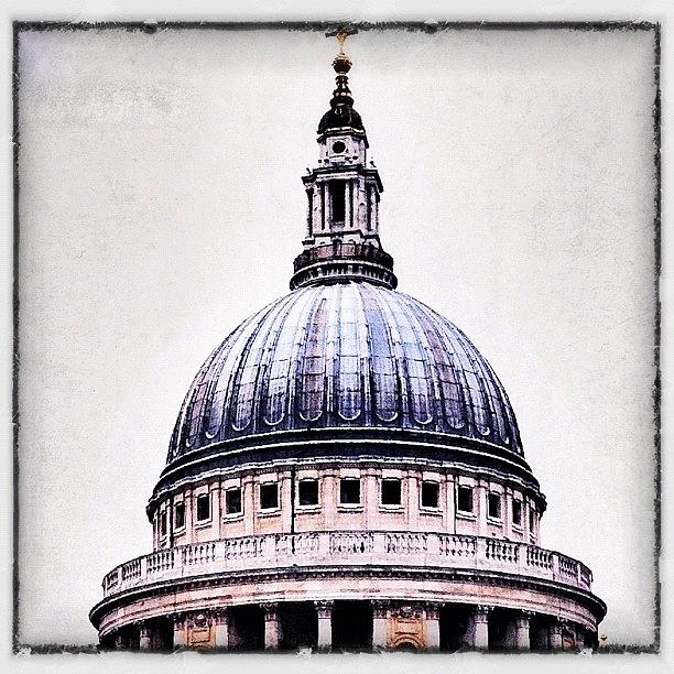 London Photograph - St Pauls Cathedral #stpaulscathedral by Mark  Thornton