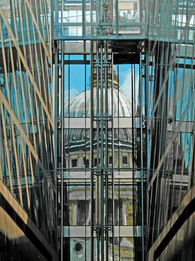 St Pauls Compressed Photograph by Steve Taylor