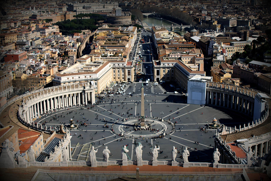 Castle Photograph - St. Peters Square by Kevin Flynn