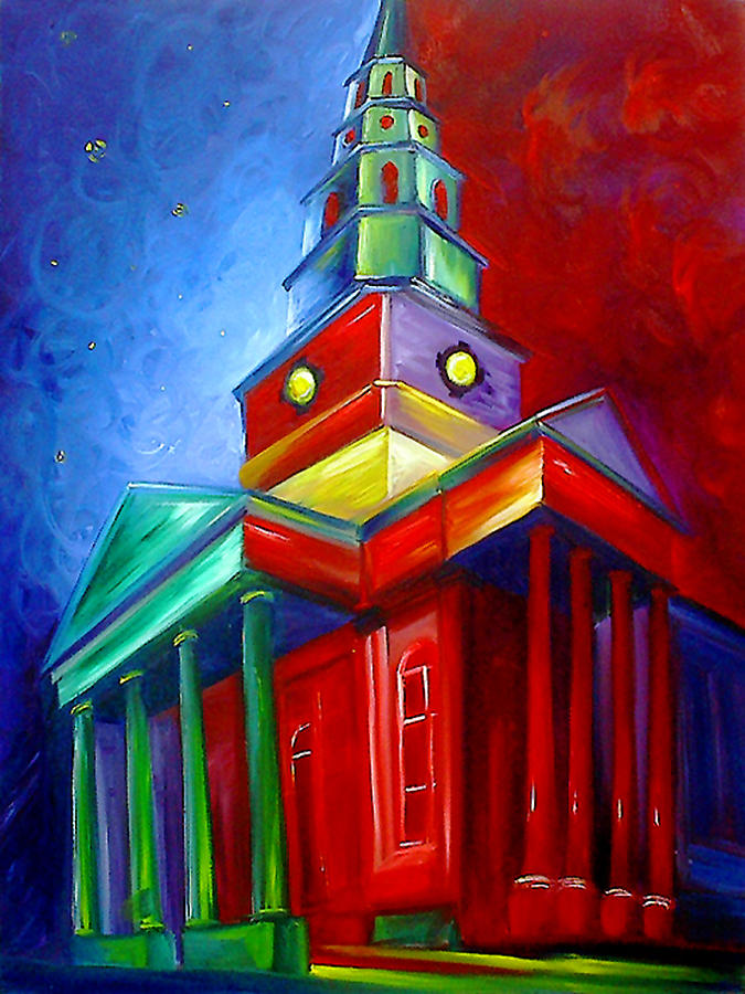 St. Phillips Church Painting by James Hill