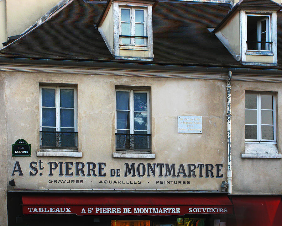 Paris Photograph - St Pierre de Montmartre Paris Scene by Greg Matchick
