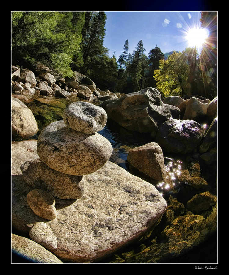 Stacked Rocks Photograph by Blake Richards