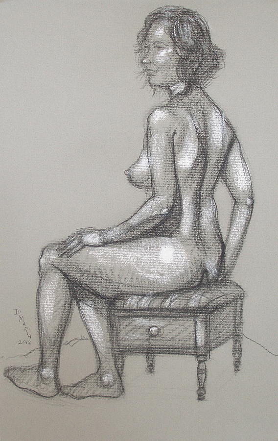 Stacy 1 Drawing by Donelli  DiMaria
