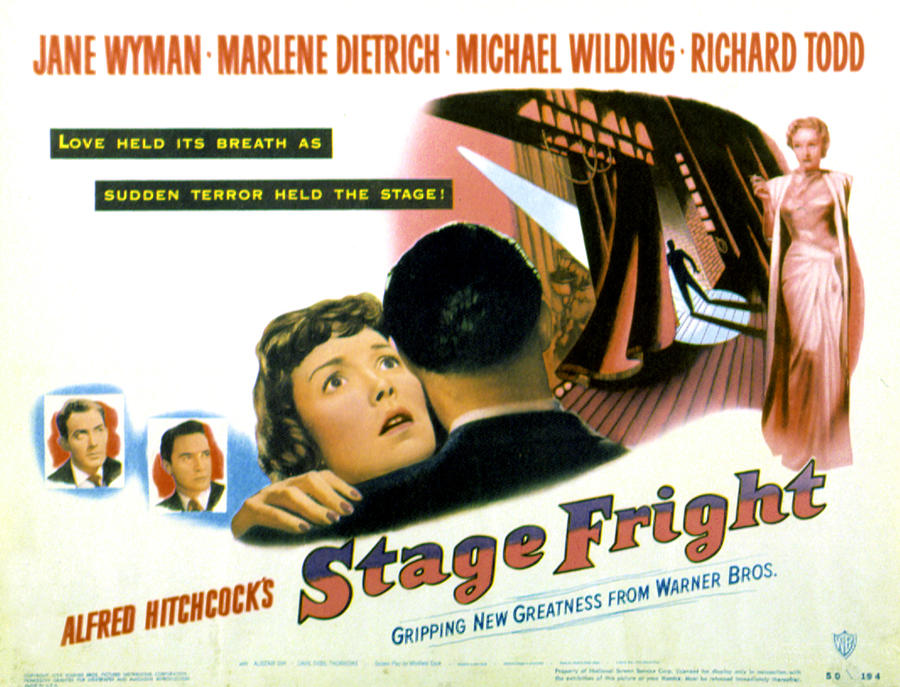 Stage Fright, Michael Wilding, Richard Photograph by Everett