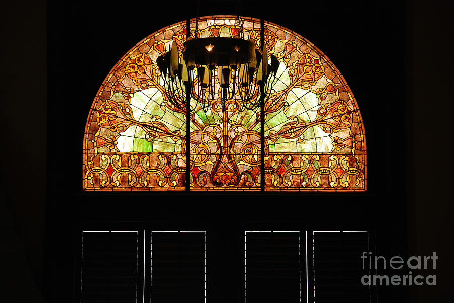 Stained Glass in the Trainstation Nashville Photograph by Susanne Van Hulst