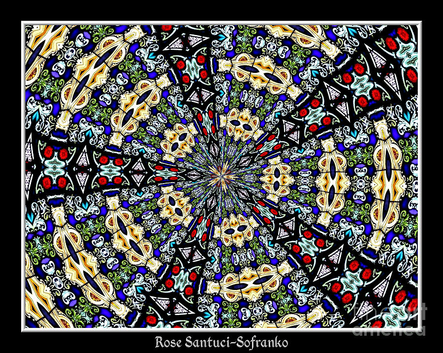 Stained Glass Kaleidoscope 34 Photograph by Rose Santuci-Sofranko