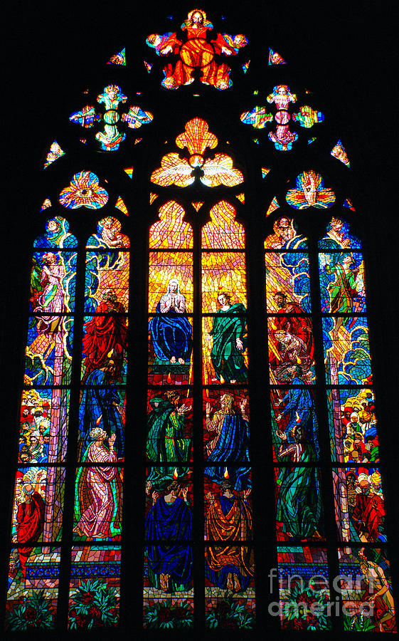 Stained Glass Painting Photograph by Pravine Chester
