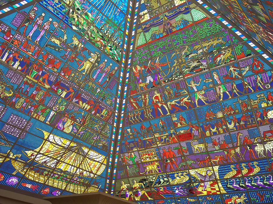 Stained Glass Roof Photograph by Marlene Challis