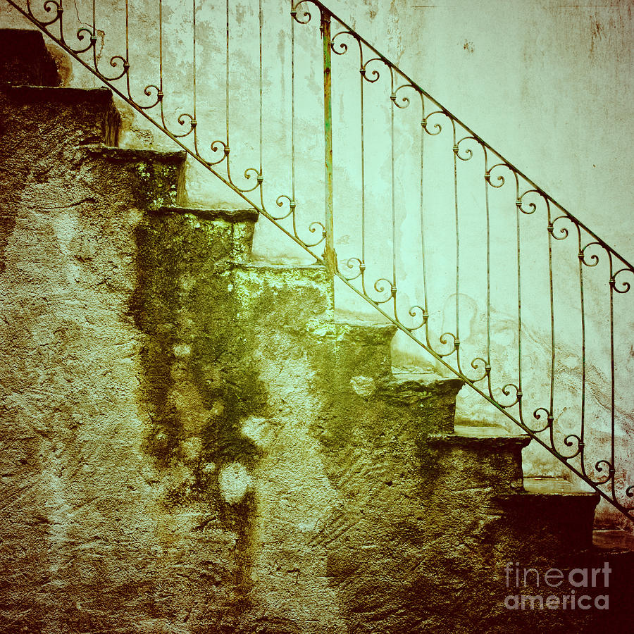 Architecture Photograph - Stairs on a rainy day II by Silvia Ganora