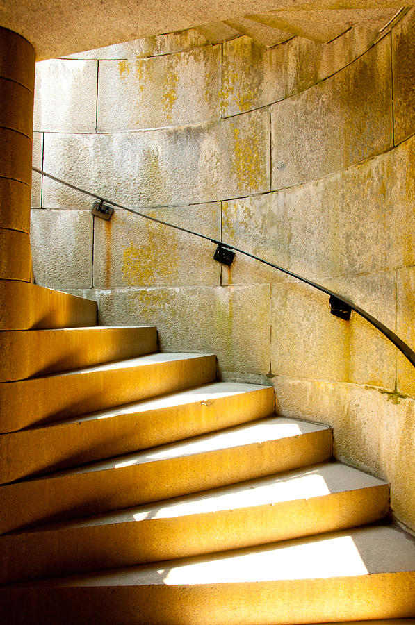 Architecture Photograph - Stairs to Safety by Andrew Bear
