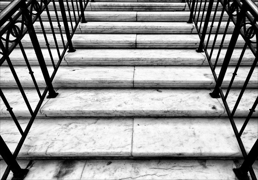 Black And White Photograph - Stairway  by Robert Ullmann
