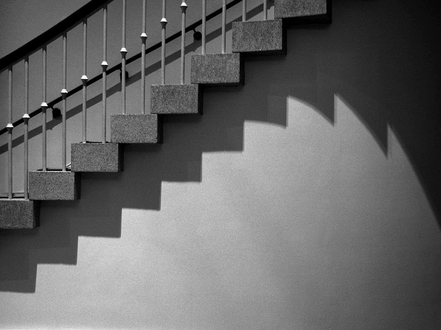 Stairway Shadows Photograph by Steven Ainsworth