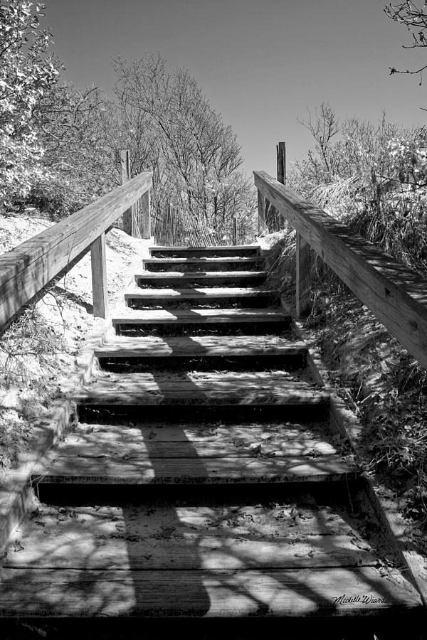 Stairway to the Sound Photograph by Michelle Constantine