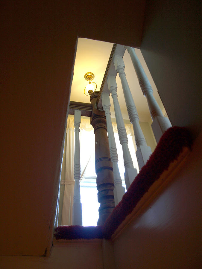Stairwell Peekhole Photograph by Katherine Huck Fernie Howard