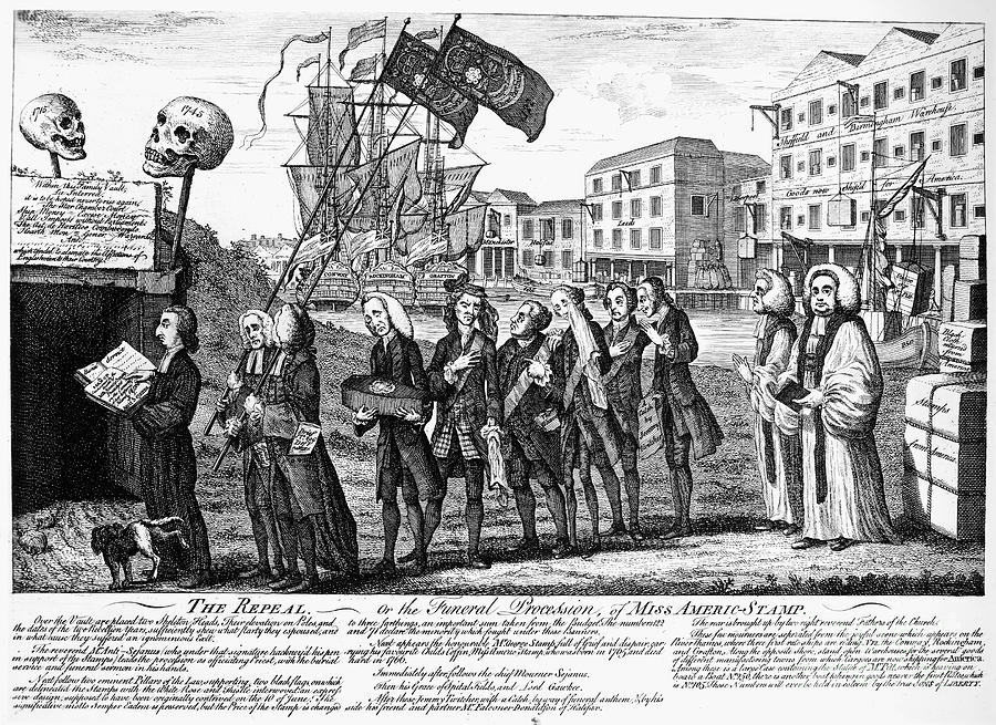 Stamp Act: Repeal, 1766 Photograph by Granger