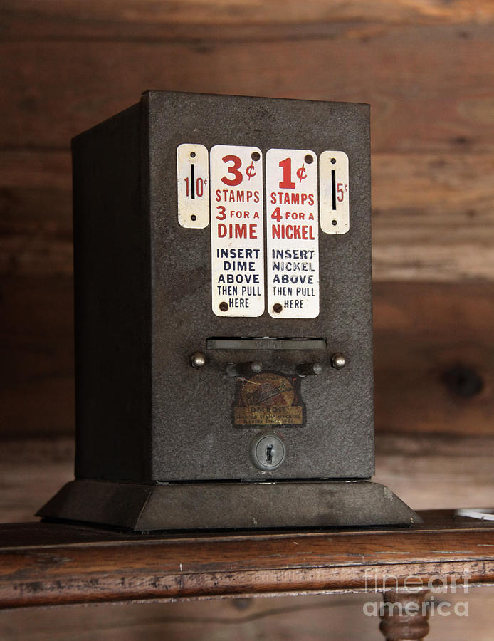 vintage stamp dispenser