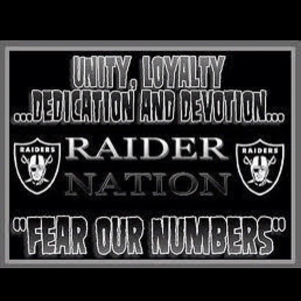 Instagrammers Photograph - Stand Up!!!.. #raidernation4life by Jim Neeley