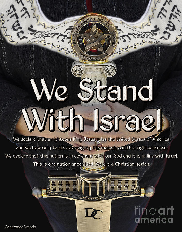 Stand With Israel Photograph by Constance Woods