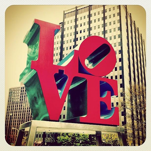 Love Photograph - Standard. #love #philly #lovepark by Luke Kingma