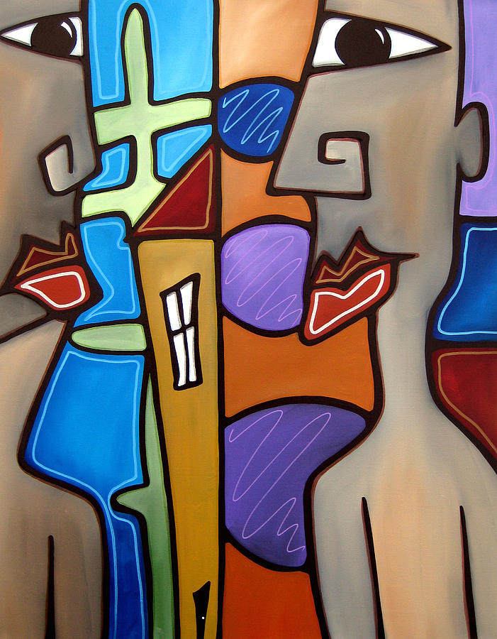 Standoff Painting by Tom Fedro