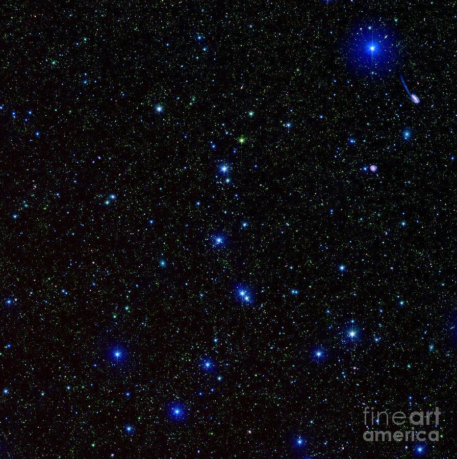 Star And Galaxy Field Photograph by Nasa