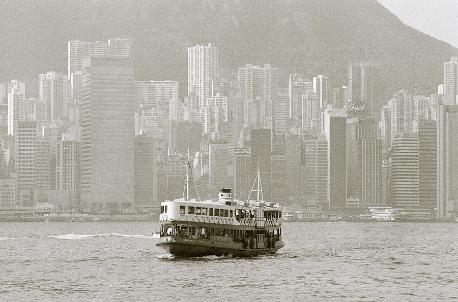 Star Ferry In Hong Kong Photograph by Shaun Higson
