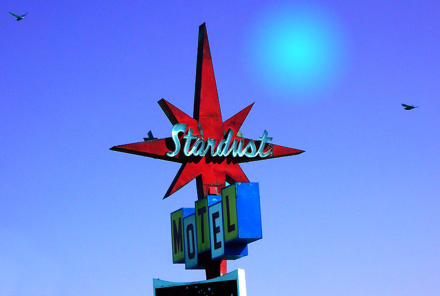 Stardust Motel Retro Sign Photograph by Kathleen Grace