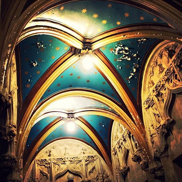 Architecture Photograph - Starry Night Ceiling by Natasha Marco
