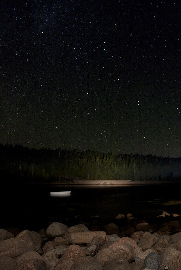 Stars over Otter Cove Photograph by Brent L Ander