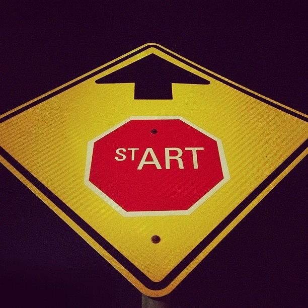 Start. Stop. Its All Too Confusing! Photograph by Christopher Leon