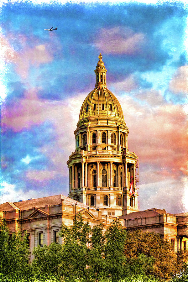 State Capitol at Sunset in Denver Colorado  Photograph by Chris Lord