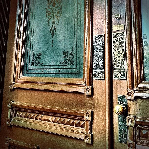 Architecture Photograph - State Capitol Door by Natasha Marco