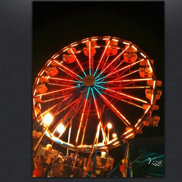 Summer Photograph - #statefair#ferriswheel#ride by Yzza Sebastian