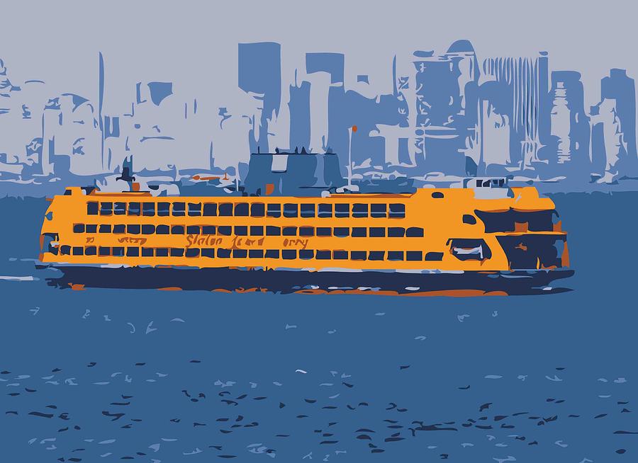 Staten Island Ferry Color 6 Photograph by Scott Kelley