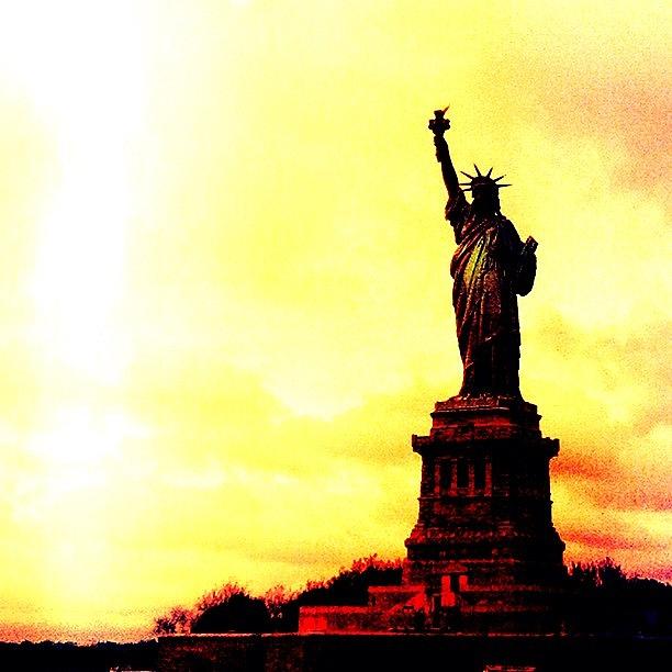 Nature Photograph - Statue of Liberty by Ryan Schroeder